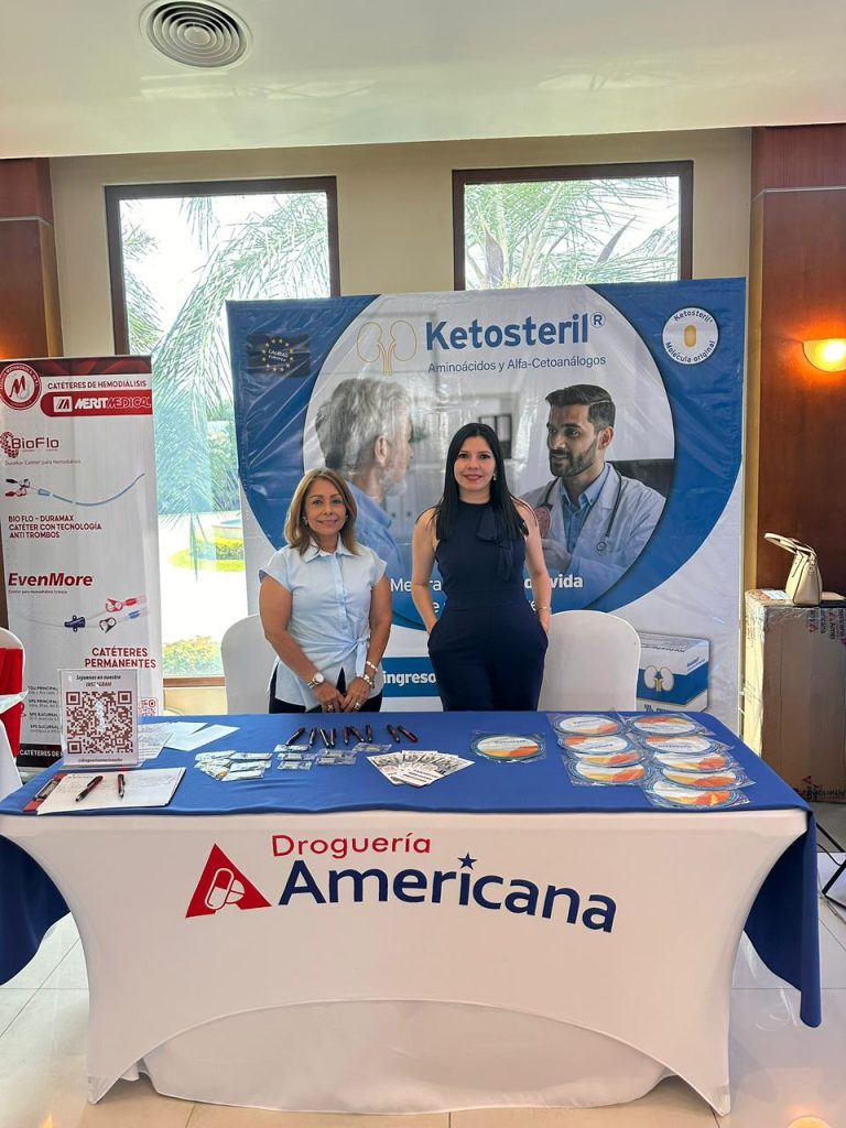 Ketosteril presente en el II Congreso Nacional de Nefrología  junto a Droguería Americana